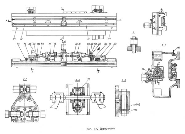 Поперечина токарно-карусельного верстата 1Л532 Поперечина токарно-карусельного верстата 1Л532